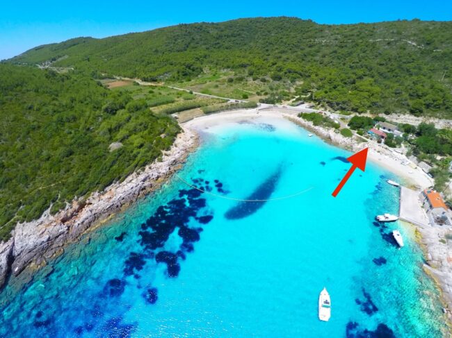 Milna Vis island